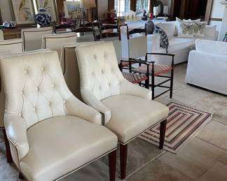 Tufted Chair, Dining Chair