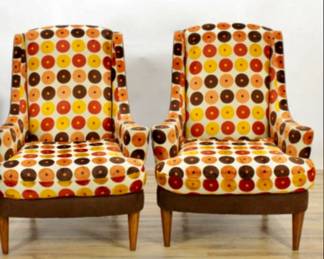 Pair Upholstered Chairs