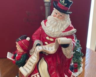 Large Waterford Santa cookie jar