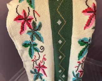 Vintage handmade throw Afghan