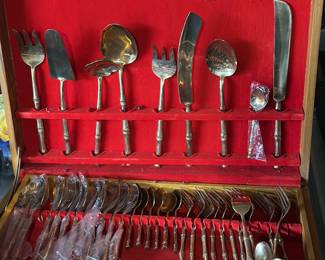 Thai nickel bronze flatware 