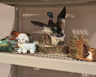 Duck light planter, Red Wing planter 