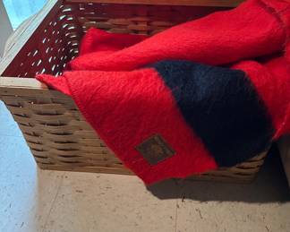 Whitney Point Wool vintage blanket 