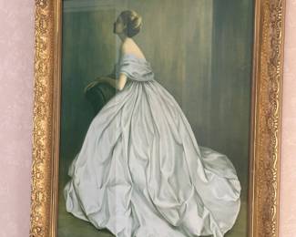 1969 signed JPL lithograph print "Sound of Music" Joanne Pembergon Longman 