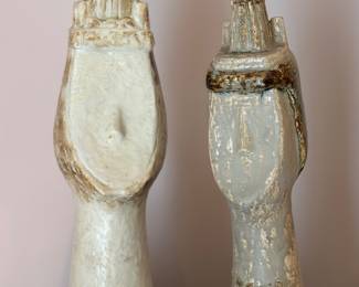 Studio Art pottery head/face sculpture signed Laszio Steiner MCM 