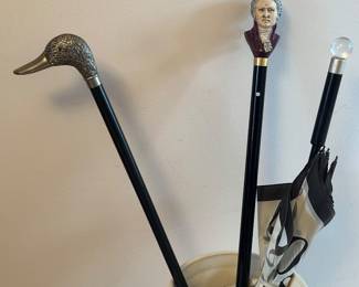 Duck head walking cane , Mozart, head, walking cane