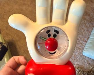 Vintage General Mills Hamburger Helper Clock with Alarm - WORKS!