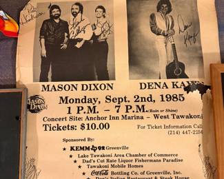 Autographs from Mason Dixon and Dena Kaye