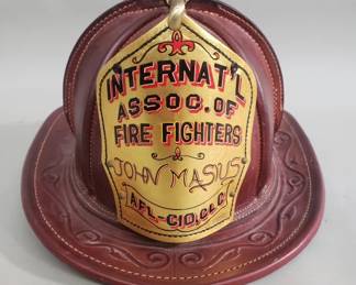 Reproduction vintage style firefighter helmet