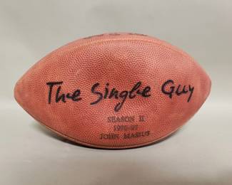 "The Single Guy" TV show promotional football