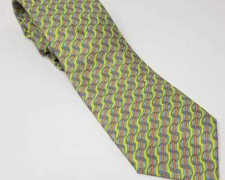 Hermes 100% silk tie made in France