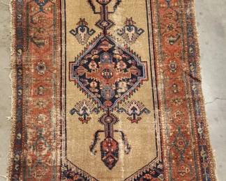  Antique handmade Persian Oriental rug