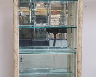 Pulaski Furniture Co. mirror-back display cabinet