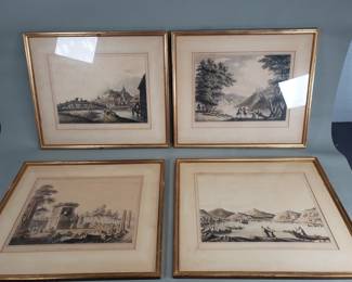  Bundle of vintage prints