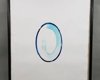 Signed abstract watercolor