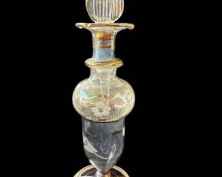 Vintage glass perfume bottle