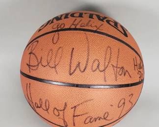 Signed Bill Walton basketball