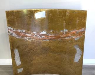 Signed Evans Design Group metal wall sculpture