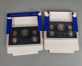 Pair of United States proof sets
