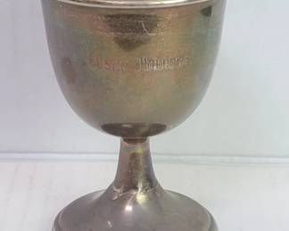 Sterling silver goblet