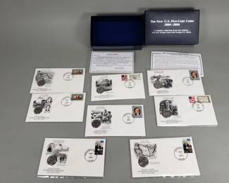 Ten new U.S. five-cent coins 2004-2006
