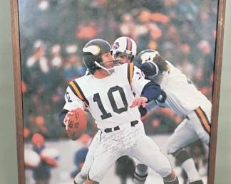 Signed photo print of Francis Tarkenton