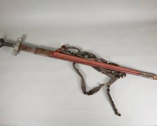  Vintage decorative takouba-style sword from
