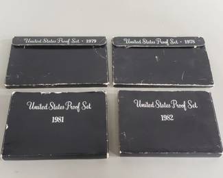 Four United States proof sets