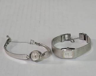 10k gold-filled Lady Elgin 23 and quartz Seiko