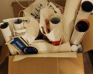 Box Full of Vintage NASCAR posters