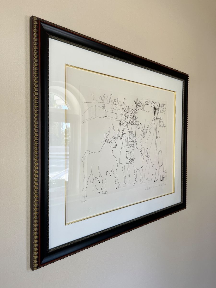 Artist include: Picasso
Remington
Don Hazen
Jiang Li
Jules Hervè
Giralt Lerin
Susan Demerest
Brett Livingstone-Strong
Juan Carillo