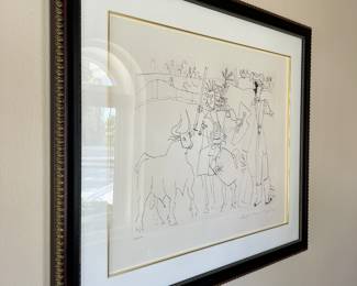 Artist include: Picasso&nbsp;

Remington&nbsp;

Don Hazen

Jiang Li

Jules Hervè&nbsp;

Giralt Lerin

Susan Demerest

Brett Livingstone-Strong&nbsp;

Juan Carillo&nbsp;