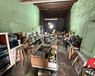 The Warehouse will be open as well, everything in this building is half off the price marked