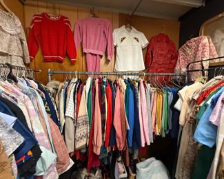 Sweaters, Jackets, Skirts & Pants as well as some 2-piece sets