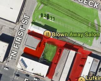 Please try to park in the green area first.