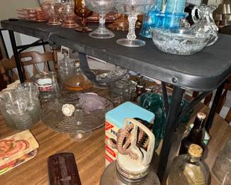 Vintage glassware