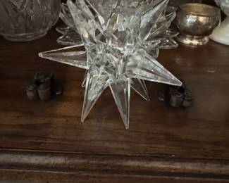 Crystal Starburst Candle Holder