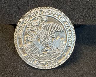 Governor Dan Walker Inaugural Medal second image