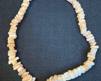 Mother of Pearl Chip Necklace