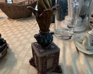 Ornate Decorative Finial with Pedestal Base