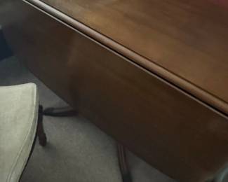 Duncan Phyfe Style Drop Leaf Dining Table