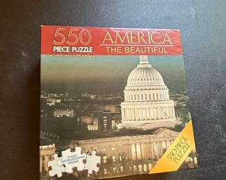 America The Beautiful Piece Jigsaw Puzzle