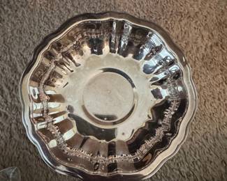 WM. A. Rogers Silver Plated Footed Compote Bowl