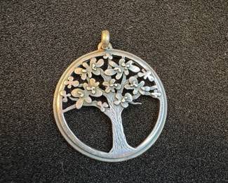 Sterling Silver Tree of Life Pendant
