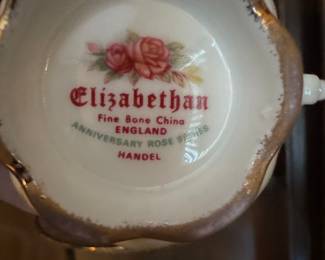 Elizabethan Fine Bone China Anniversary Rose Series Teacup and Saucer