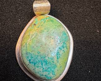 Sterling Silver and Turquoise Pendant