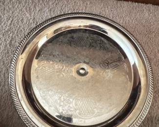 Wm. Rogers Silver-Plated Footed Cake Stand