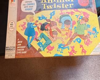 Milton Bradley Animal Twister Board Game