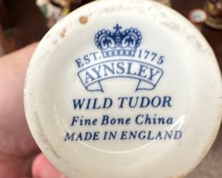 Aynsley Wild Tudor Fine Bone China Vase