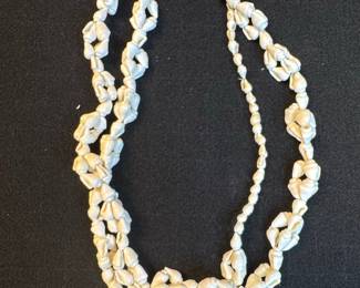 Double Strand Cowrie Shell Necklace